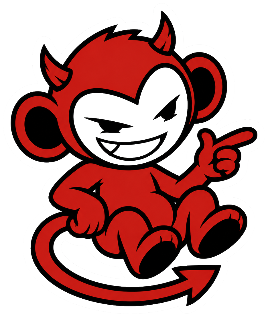 Pulse devil monkey pointing